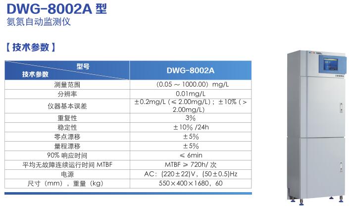 DWG-8002A型氨氮自動(dòng)監(jiān)測儀